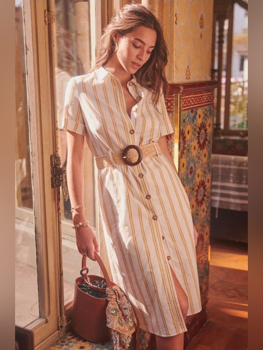Sezane Adèle Midi Dress 34/2